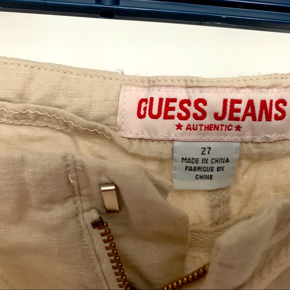 Guess Jeans Linen Skirt, Size 27, Gently Worn - Picture 3 of 4